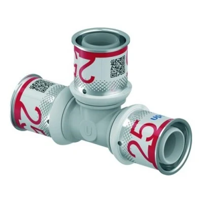 Afbeelding van Uponor T Stuk Ø25x25x25mm kunststof 1039946