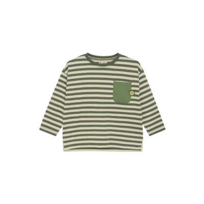 Afbeelding van Noppies T shirt Reidsville Bronze Green Maat 92