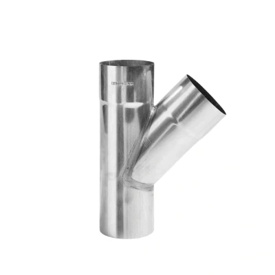 Afbeelding van Rheinzink HWA T stuk 45 graden 80 mm 2x mof x