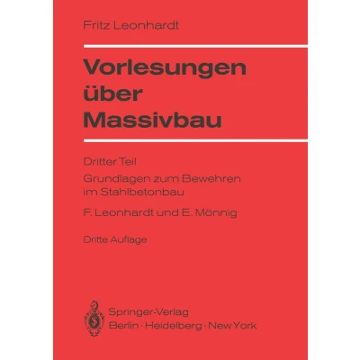 Afbeelding van Vorlesungen Uber Massivbau
