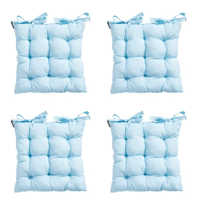 Afbeelding van Madison Toscane Kussen Panama Skyway 46x46 Blauw 4 Stuks