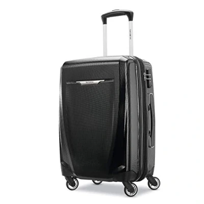 Afbeelding van Samsonite Winfield 3 DLX Harde koffer met zwenkwielen, zwart., Hardside Uittrekbare bagage wielen