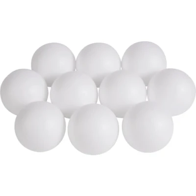 Afbeelding van VBS 10 stuks piepschuimballen met een diameter van 8 cm