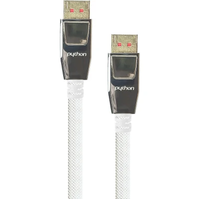 Afbeelding van PYTHON DisplayPort kabel versie 1.4 (5K/8K 60Hz) / wit 1 meter