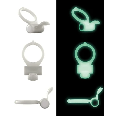 Afbeelding van Cockring met Power Clit Glow in the Dark