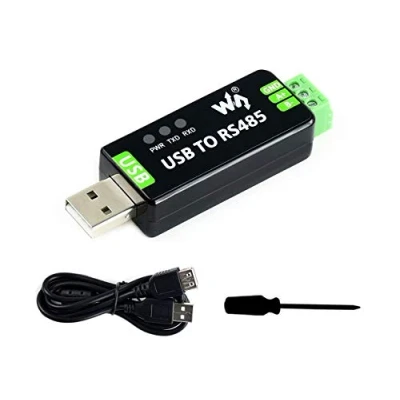 Afbeelding van Waveshare Industriële USB naar RS485 converter met origineel FT232RL geïntegreerd beveiligingscircuit, resetbare zekering, ESD bescherming, TVS diode