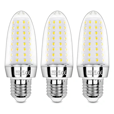 Afbeelding van SAUGLAE Ledlampen, 15 W, komt overeen met 120 gloeilamp, 4000 K, neutraal wit, 1700 lm, lampen E27 Edison schroeven, 3 stuks