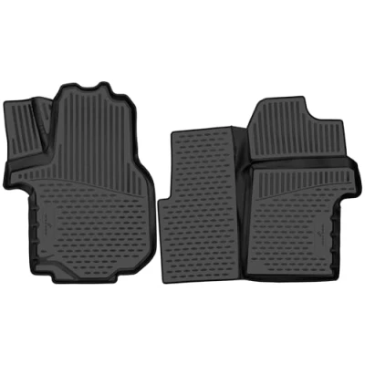Afbeelding van WALSER XTR 75307 Vloermatset Waterdicht Rubber Voor Zwart Op maat gemaakt