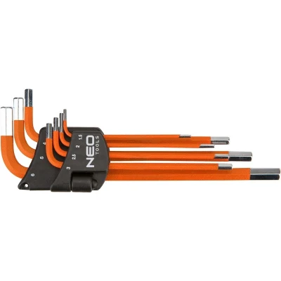 Afbeelding van NEO TOOLS 09 517 Haakse schroevendraaierset 1.5,2,2.5,3,4,5,6 mm gereedschapsstaal 7