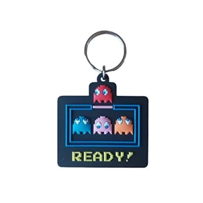 Afbeelding van Pac Man Ready! Sleutelhanger Rubber
