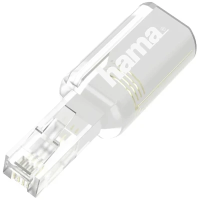 Afbeelding van Hama Telefoon (analoog) Adapter Wit (transparant)