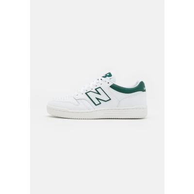 Afbeelding van New Balance 480 Unisex Trainingsschoen, Maat: 36, White Leer en textiel