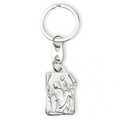 Afbeelding van Fritz Cox Saint Christophe Autobord, ovaal, beschermsymbool voor reizen, magnetisch en zelfklevend, personaliseerbaar op cadeaukaart, ca. 4 x 3 cm
