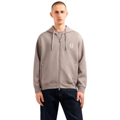 Afbeelding van Armani Exchange Sweater met rits, Heren, Maat: Large, Driftwood