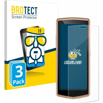 Afbeelding van BROTECT Screenprotector voor Cubot Pocket 3 Folie Beschermfolie Beschermglas transparant (3 Stuks)