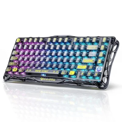 Afbeelding van GravaStar Mercury K1 Lite Gaming toetsenbord (sneeuwwit)