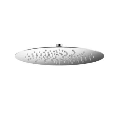 Afbeelding van HotBath Mate hoofddouche 30cm ultradun rond nikkel Geborsteld