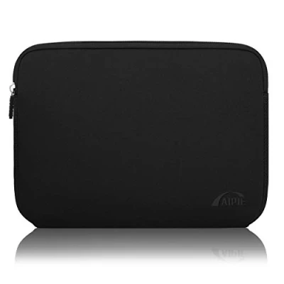 Afbeelding van AIPIE Hoes voor 15 15,6 16 inch laptoptassen compatibel met MacBook, Acer, ASUS, Dell, Lenovo, Microsoft, HP tas laptop beschermhoes neopreen zwart