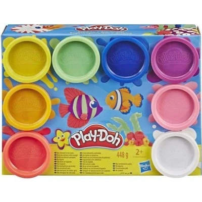 Afbeelding van 8 Play Doh regenboog pack 2 PER STUK ! E5044EU4