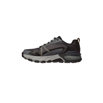 Afbeelding van Skechers Max Protect Wandelschoenen voor heren, Zwart kunstleer, synthetisch, netstof, houtskool trim