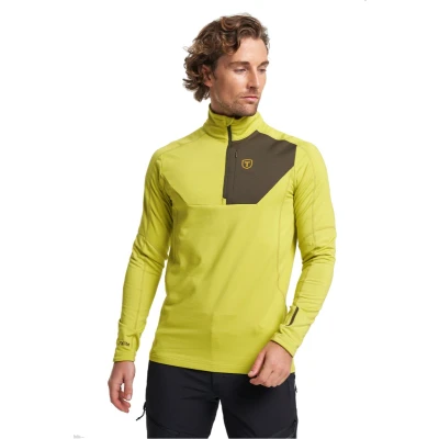 Afbeelding van Tenson TXLite Half Zip skipully heren geel