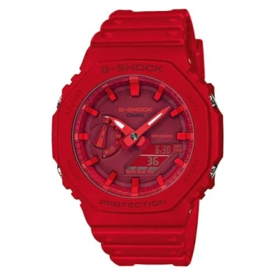 Image de G Shock GA 2100 Hommes Montre Rouge 4AER