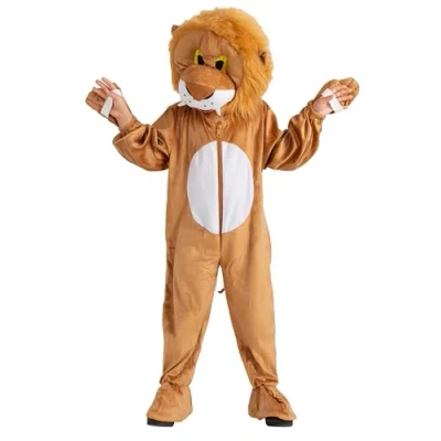 Afbeelding van Dress Up America Effrayant Peluche Lion Costume De Tête Poilue