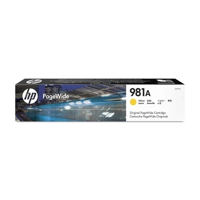 Image de HP 981A cartouche PageWide Jaune authentique