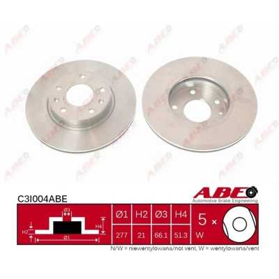 Afbeelding van ABE Remschijven C3I004ABE