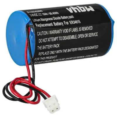 Afbeelding van vhbw Batterij compatibel met Visonic alarmsysteem MCS 710, 720, 730 (19000 mAh, 3,6 V, lithium)