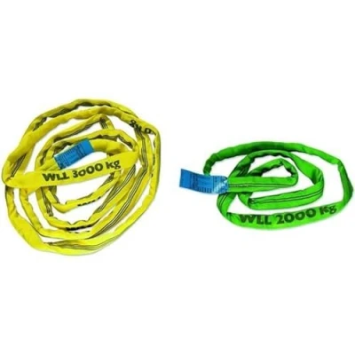 Afbeelding van Braun 30101RS Trekkabel met polyester ommanteling, draagvermogen 3000 kg, geel, 10 m