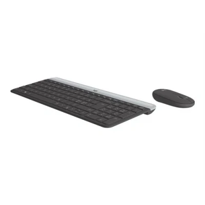 Image de Logitech Slim Wireless Combo MK470 Ensemble clavier et souris sans fil 2.4 GHz Nordique graphite