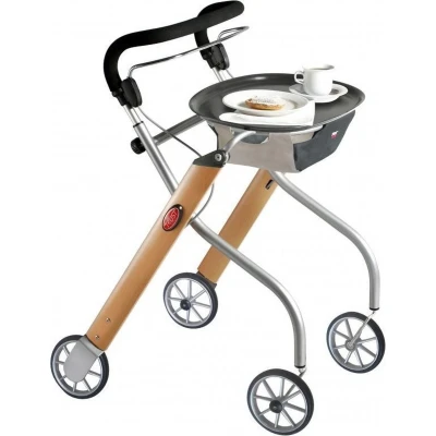 Afbeelding van Let&#039;s Go Indoor rollator Beuken/zilver Trustcare