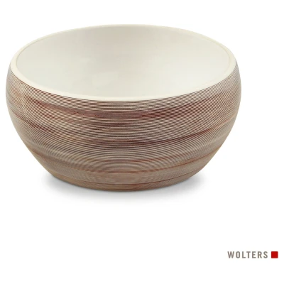 Afbeelding van Wolters Diner Stone Bowl Bruin Hondenvoerbak Ø14 cm