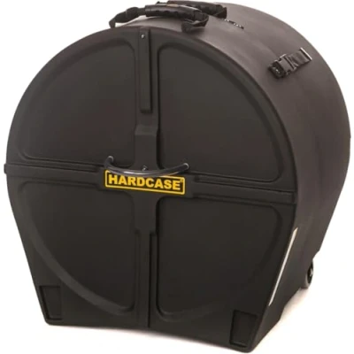 Afbeelding van Hardcase HCHN20BW Bass drum Case with Wheels tas/koffer voor