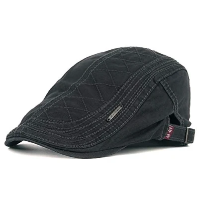 Afbeelding van Adantico Newsboy Baret Gatsby Pet voor heren, uniseks, platte pet, Seize als grijs