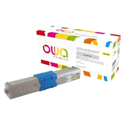 Afbeelding van Armor OWA, Toner, OWA Geel compatibel gereviseerd tonercartridge (Alternatief voor: OKI (Y)