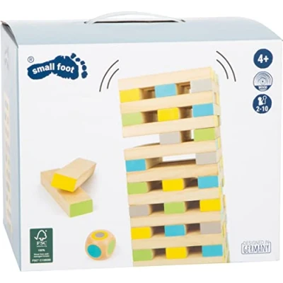 Afbeelding van Small Foot Houten Wiebeltoren Balansspel XXL