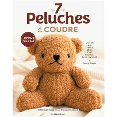 Afbeelding van 7 PELUCHES A COUDRE LECONS PAS