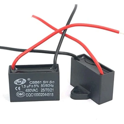 Afbeelding van Fasizi 2 stuks CBB61 1,5uF 450V AC 50/60Hz airconditioning, ventilator, condensatormotor