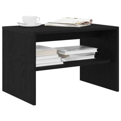 Afbeelding van vidaXL Tv meubel 60x40x40 cm spaanplaat zwart eikenkleurig
