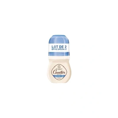 Afbeelding van Rogé Cavaillès Absorb+ 48H Anti Sporen Deodorant Roll On 2 x 50 ml