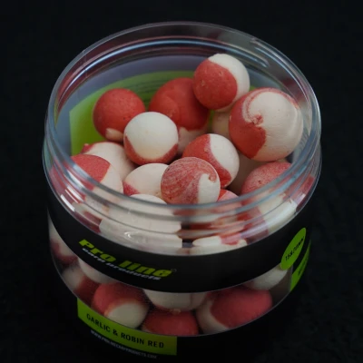 Afbeelding van Pro Line Wonka&#039;s Garlic &amp; Robin Red 15&amp;18mm Mixed Hookbaits (200ml)