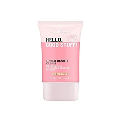 Afbeelding van Hello, Good Stuff! Tinted Beauty Cream, foundation, vochtinbrengende crème met cactusbloesemextract, nr. 20, medium, nude, veganistisch, voldoet aan onze Clean Standard