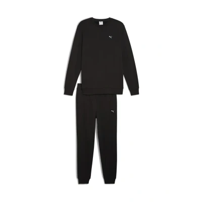 Afbeelding van Essentials Elevated trainingspak met ronde hals voor Heren, Zwart, Maat XS PUMA