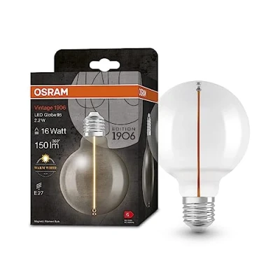 Afbeelding van OSRAM Vintage 1906 LED bol G95 E27 2,2W 827