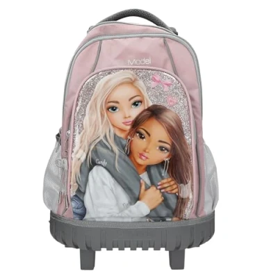 Image de TOPModel Debout/sac à dos trolley 100 % polyester rose, gris MY BFF