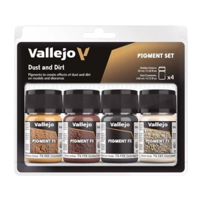 Afbeelding van Pigment Set Dust &amp; Dirt 4 kleuren 35ml 73190
