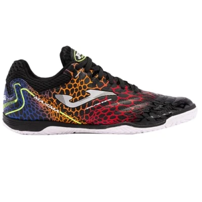 Afbeelding van Joma Maxima Printing Zaalvoetbalschoenen, Heren, Maat: 41, Black/multicolor Imitatieleer/ textiel
