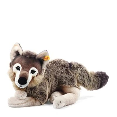 Image de Steiff Snorry dangling wolf, grey/brown 40cm